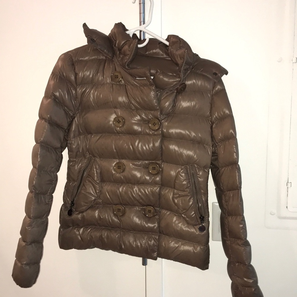 Moncler authentic size 1 taupe jacket